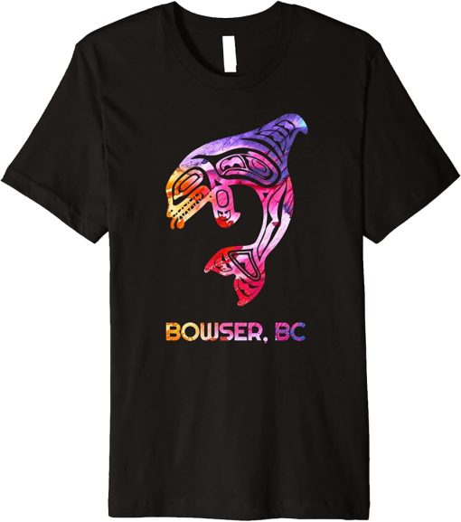 Tribal Bowser BC Orca Killer Whale Aboriginal Native Premium T-Shirt